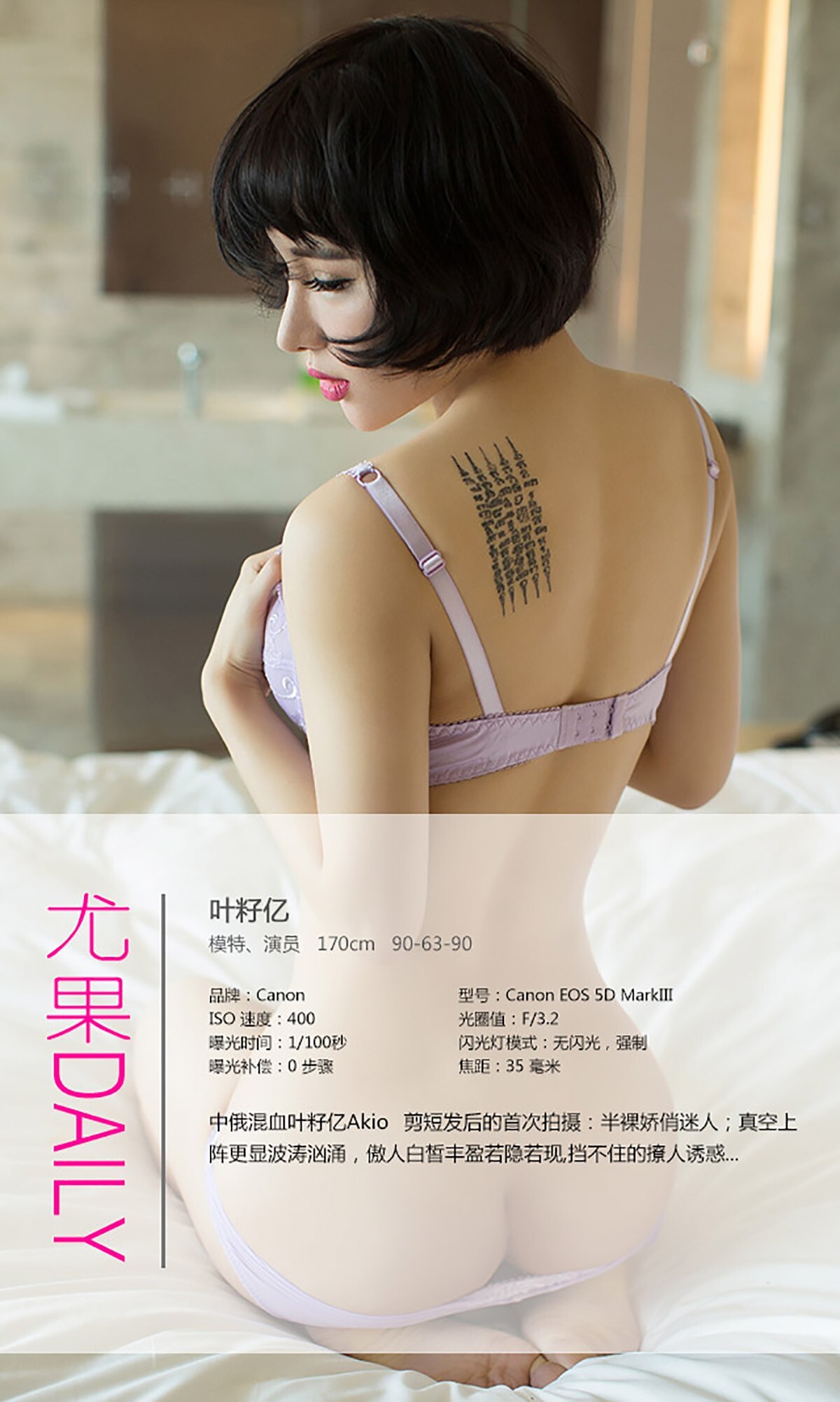 [Ugirls爱尤物]APP2015 No.038 叶籽亿